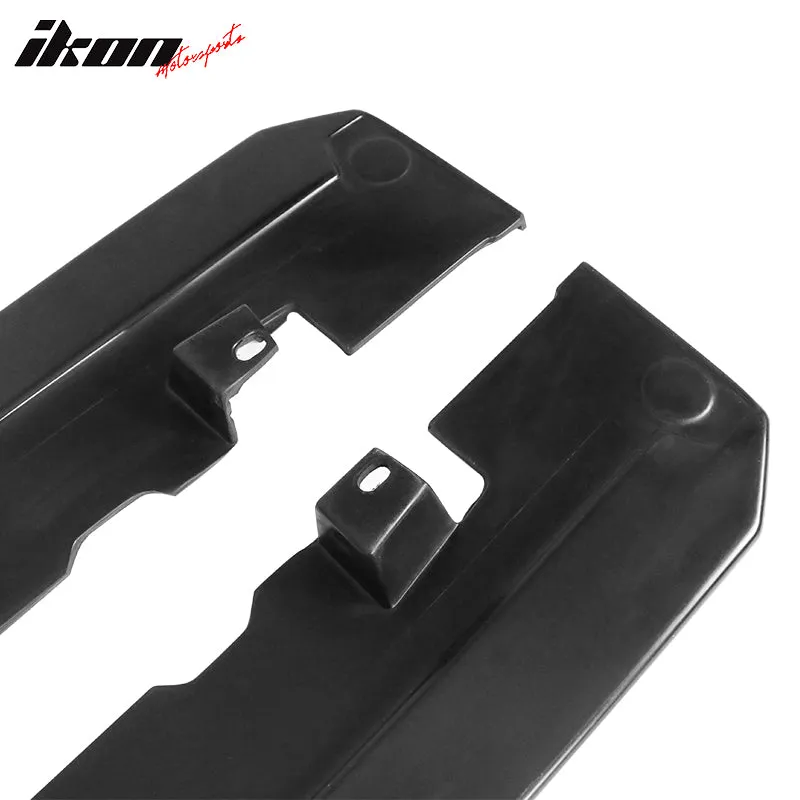 2010-2014 Ford Mustang Side Skirts Rocker Pannel Unpainted Black PU
