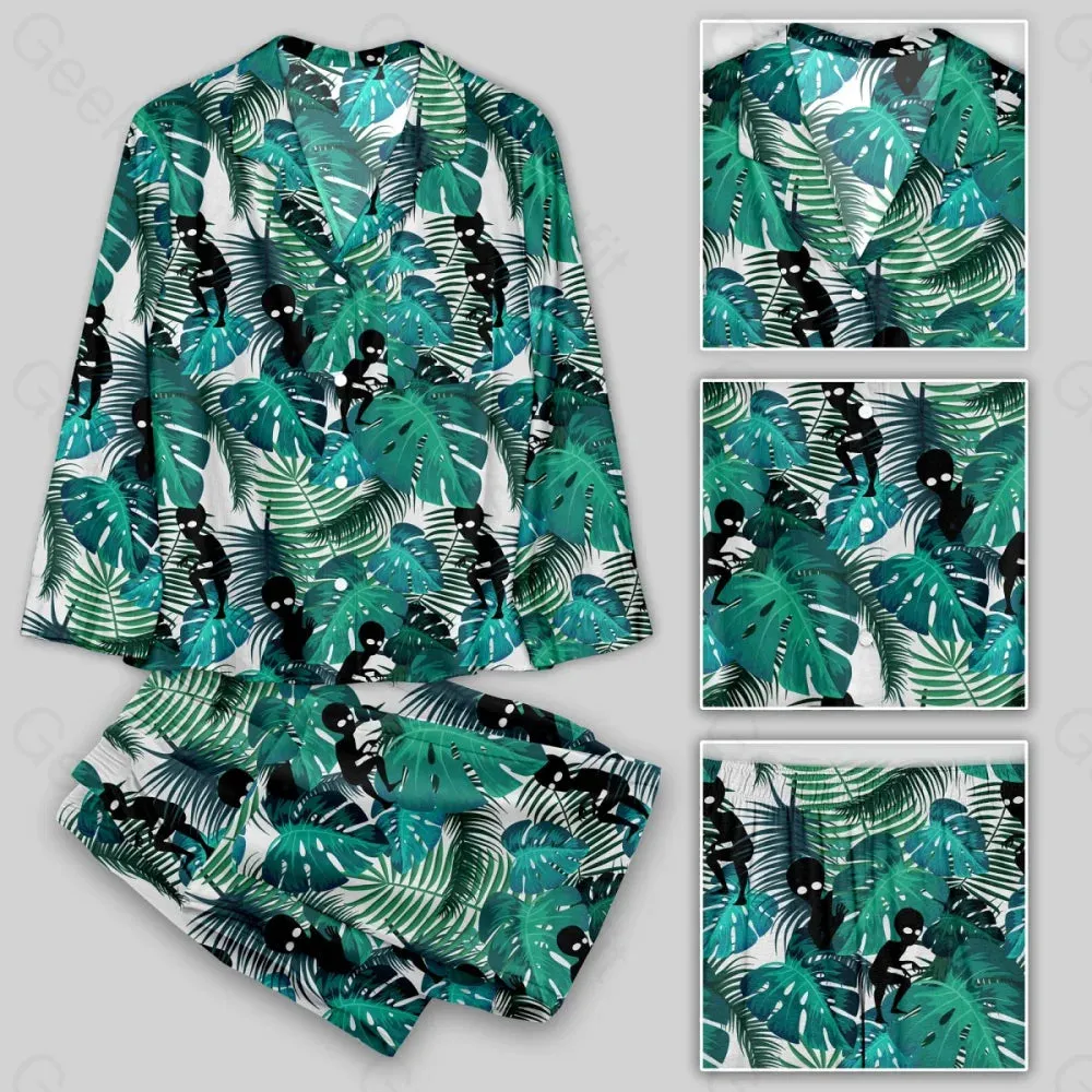 Alien Hawaiian style Pajamas Set