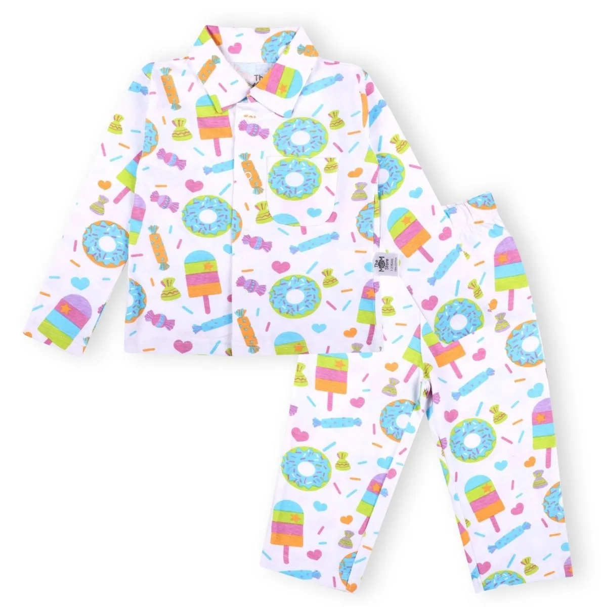 Baby and Kids Pajama Nightsuit Set - Sweet Tooth
