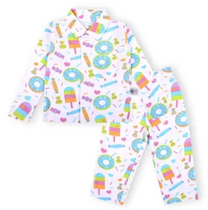 Baby and Kids Pajama Nightsuit Set - Sweet Tooth