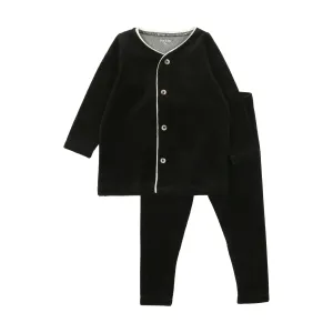 Bee & Dee Black Velour Loungewear