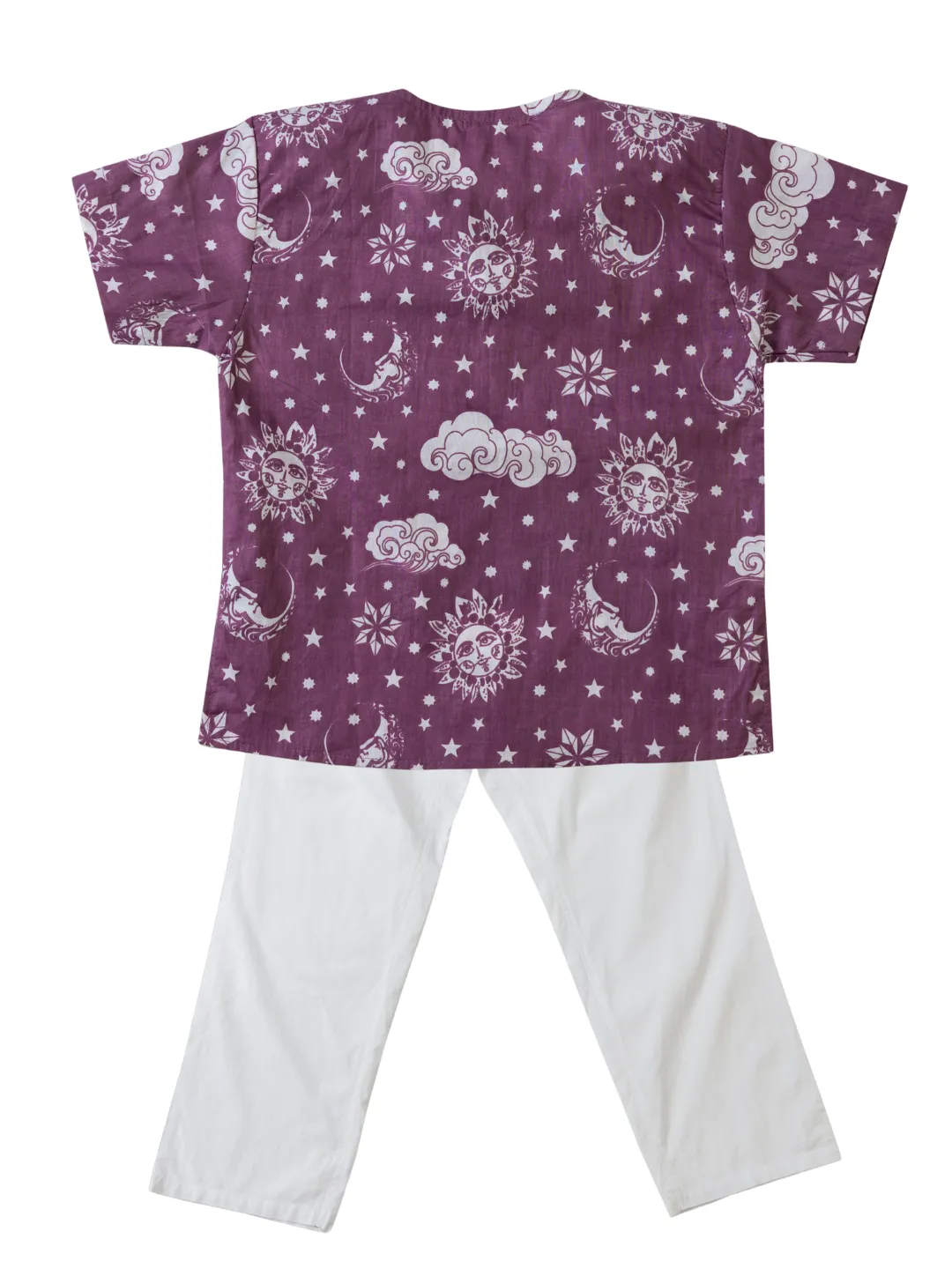 Cotton Night Suit for Kids | Nayantaara Mauve