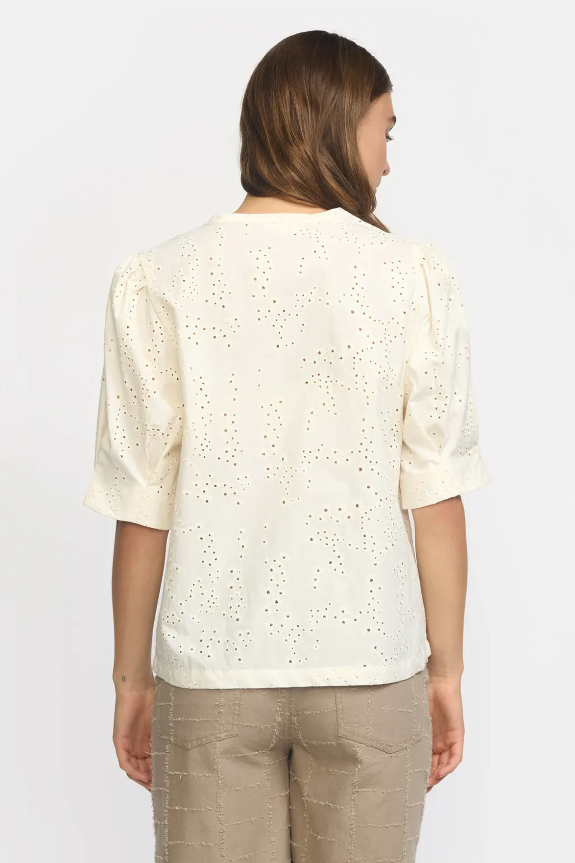 Esm Studios Leo Buttercream Blouse