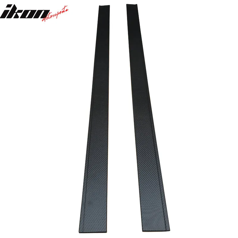 Fits 13 Nissan Altima CF Texture Side Skirts Extension Bottom Line Lip