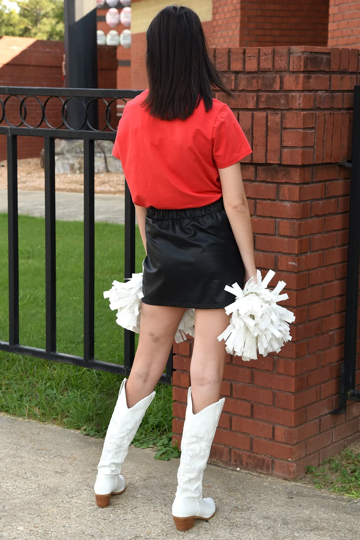 GEORGIA BULLDOG SEQUIN TOP