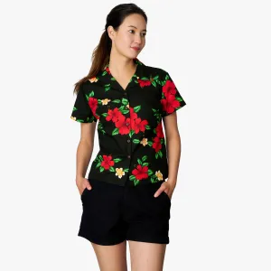 Hibiscus Dream Camp Blouse