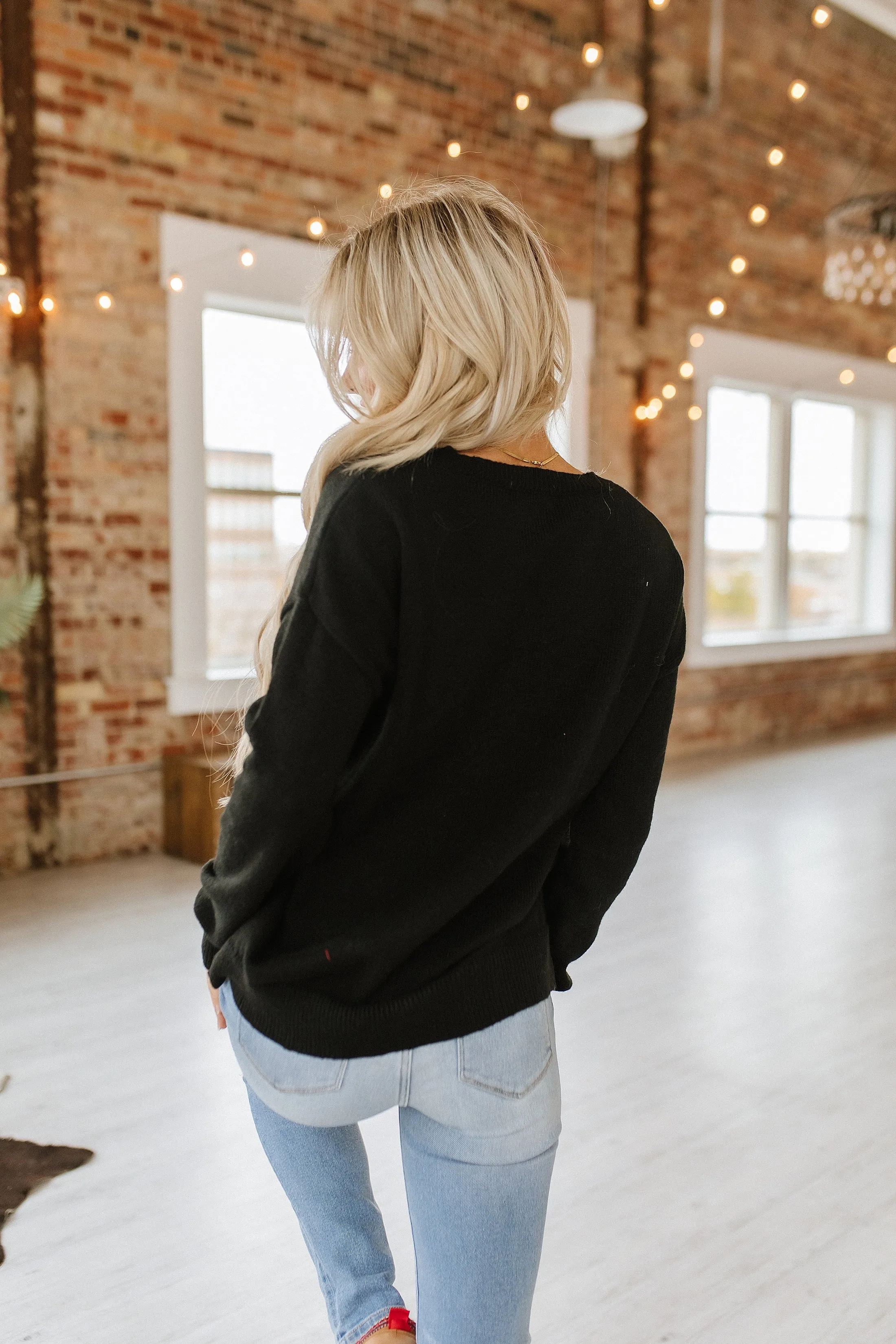 Holly Jolly Round Neck Sweater | S-2XL | PRE ORDER 11/24