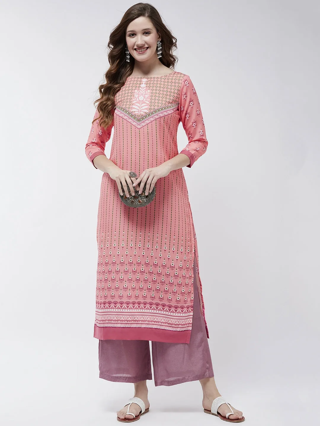 Jaipur Haat V-Shape Placement Kurta