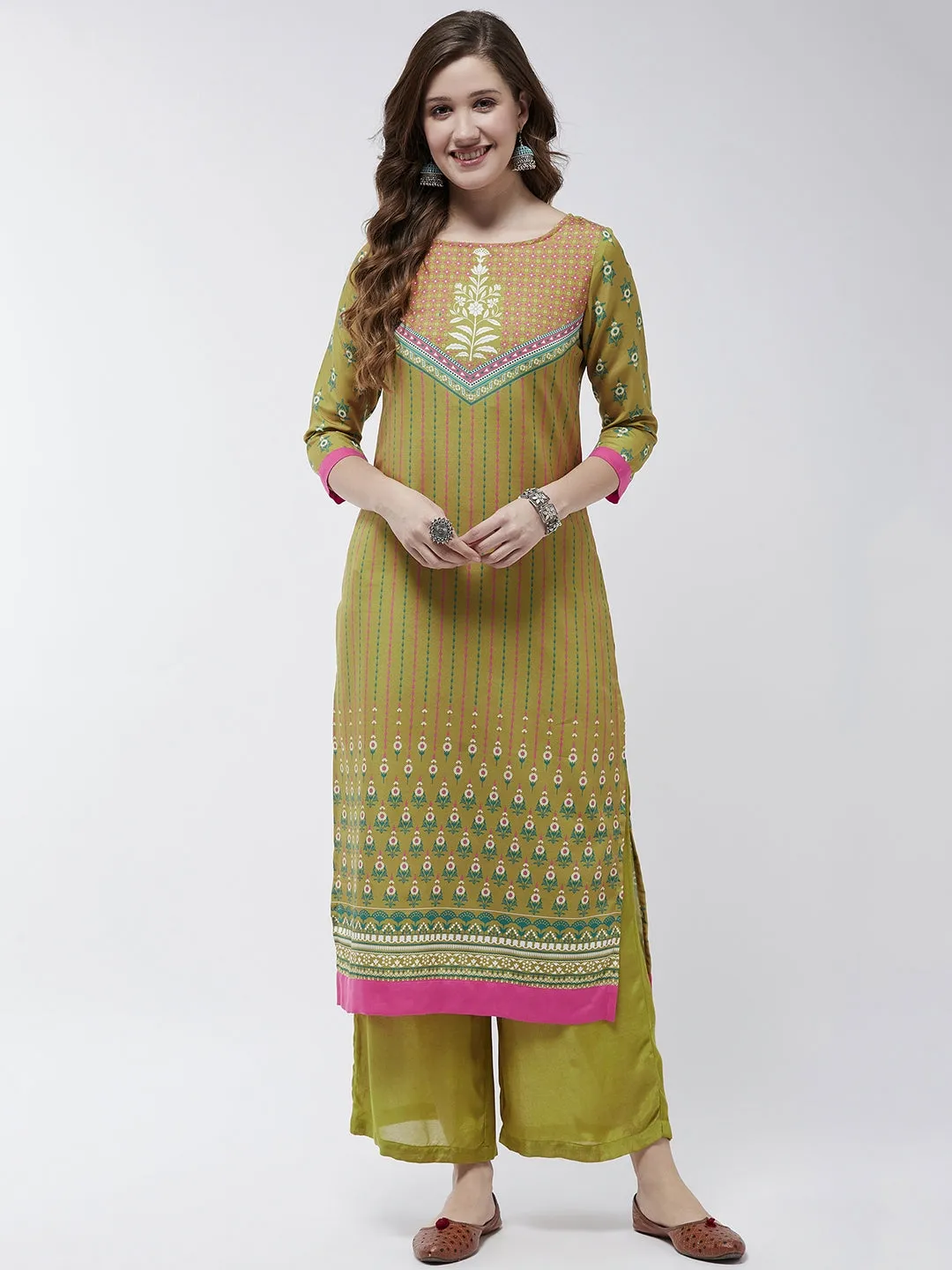 Jaipur Haat V-Shape Placement Kurta