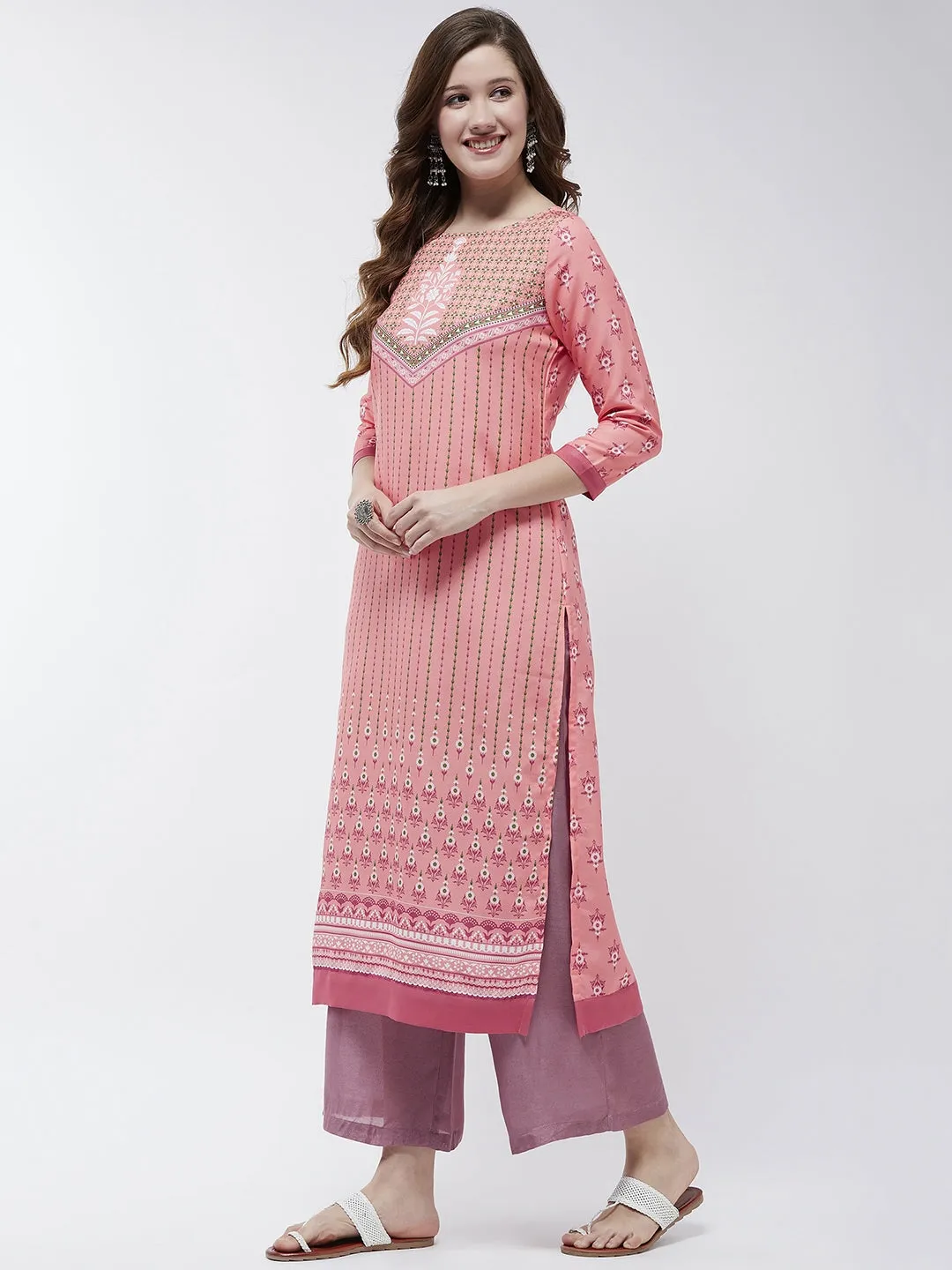 Jaipur Haat V-Shape Placement Kurta
