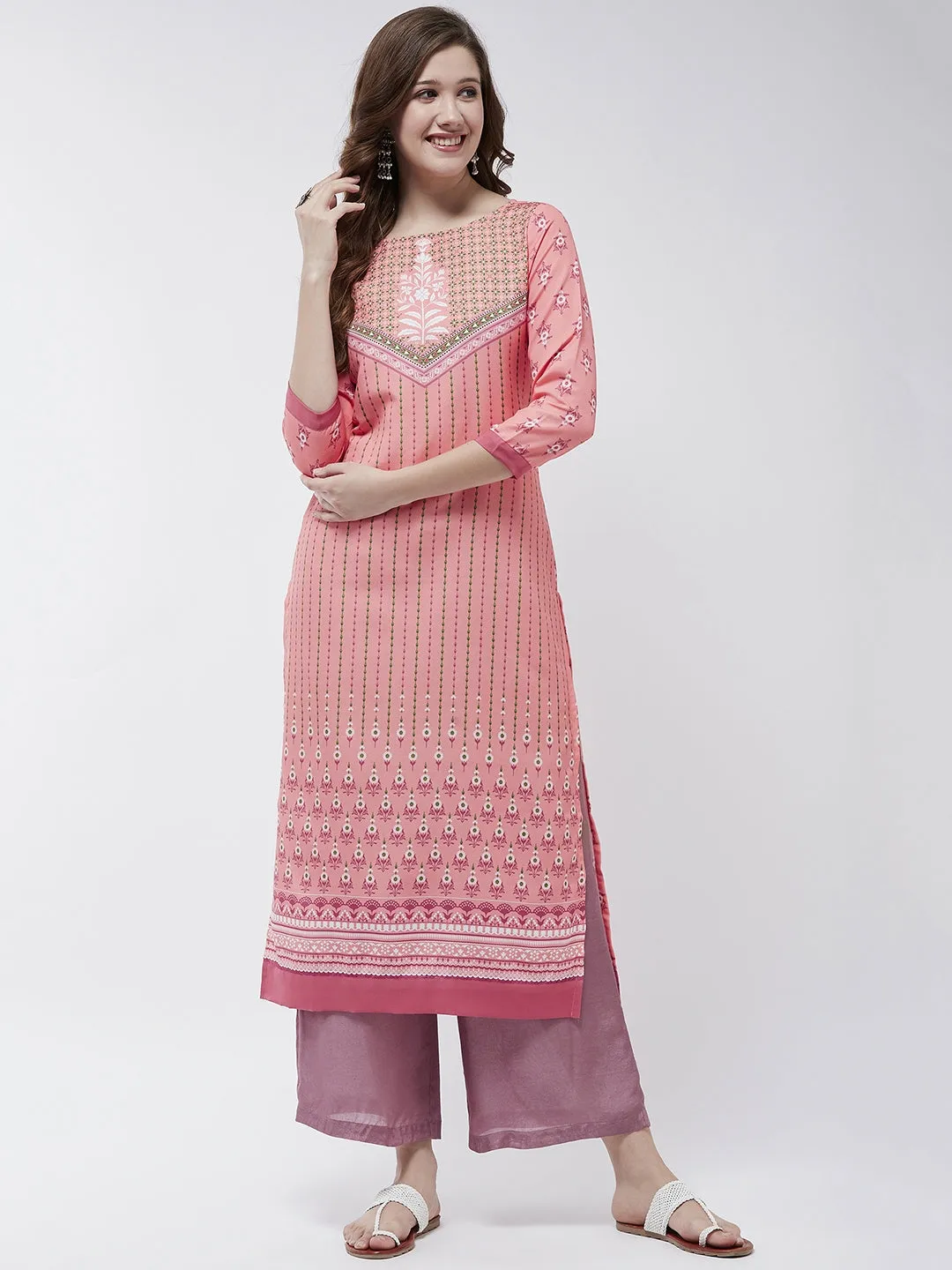 Jaipur Haat V-Shape Placement Kurta