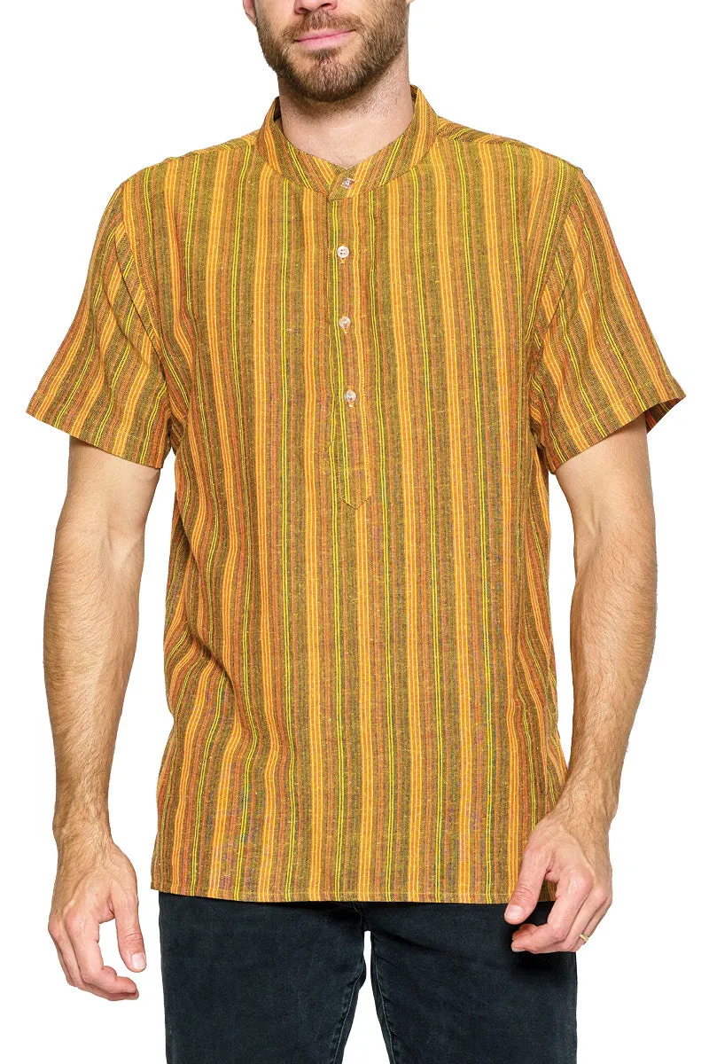 Men's Striped Kurta