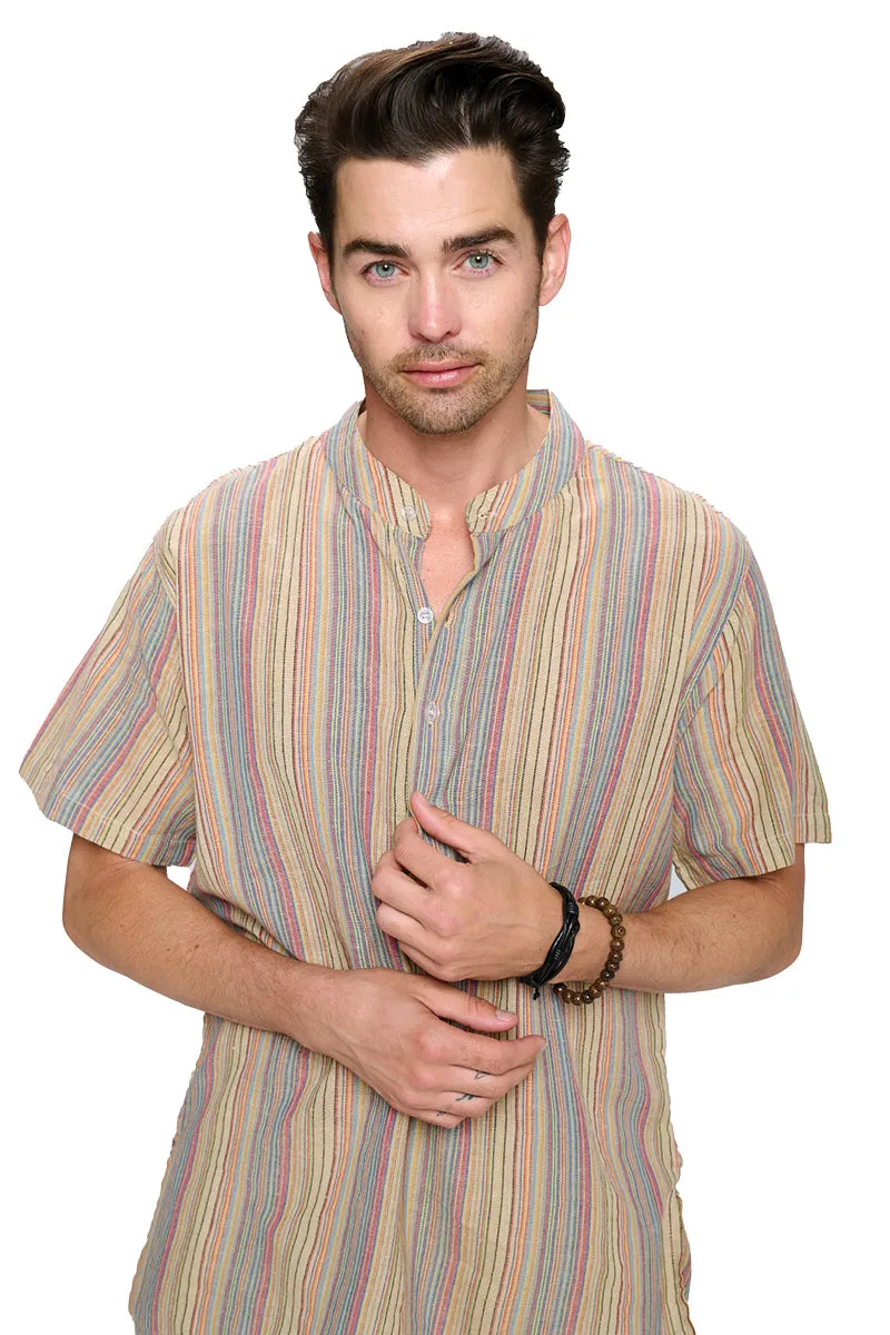 Men's Striped Kurta