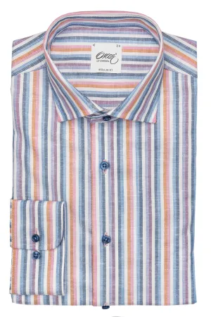 Multi stripe regular fit shirt