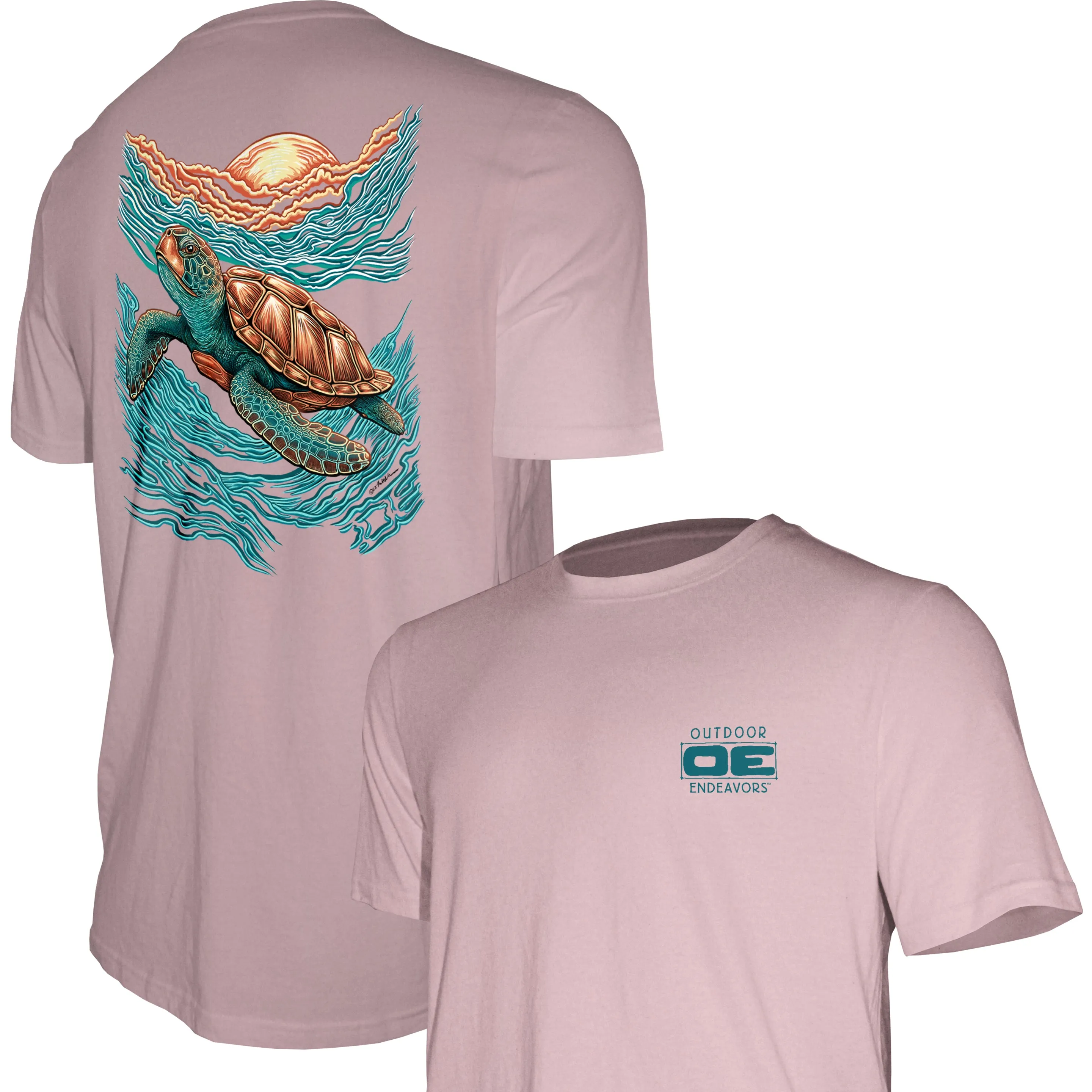 Outdoor Endeavors Out There- Graphic Tee - Sea Turtle