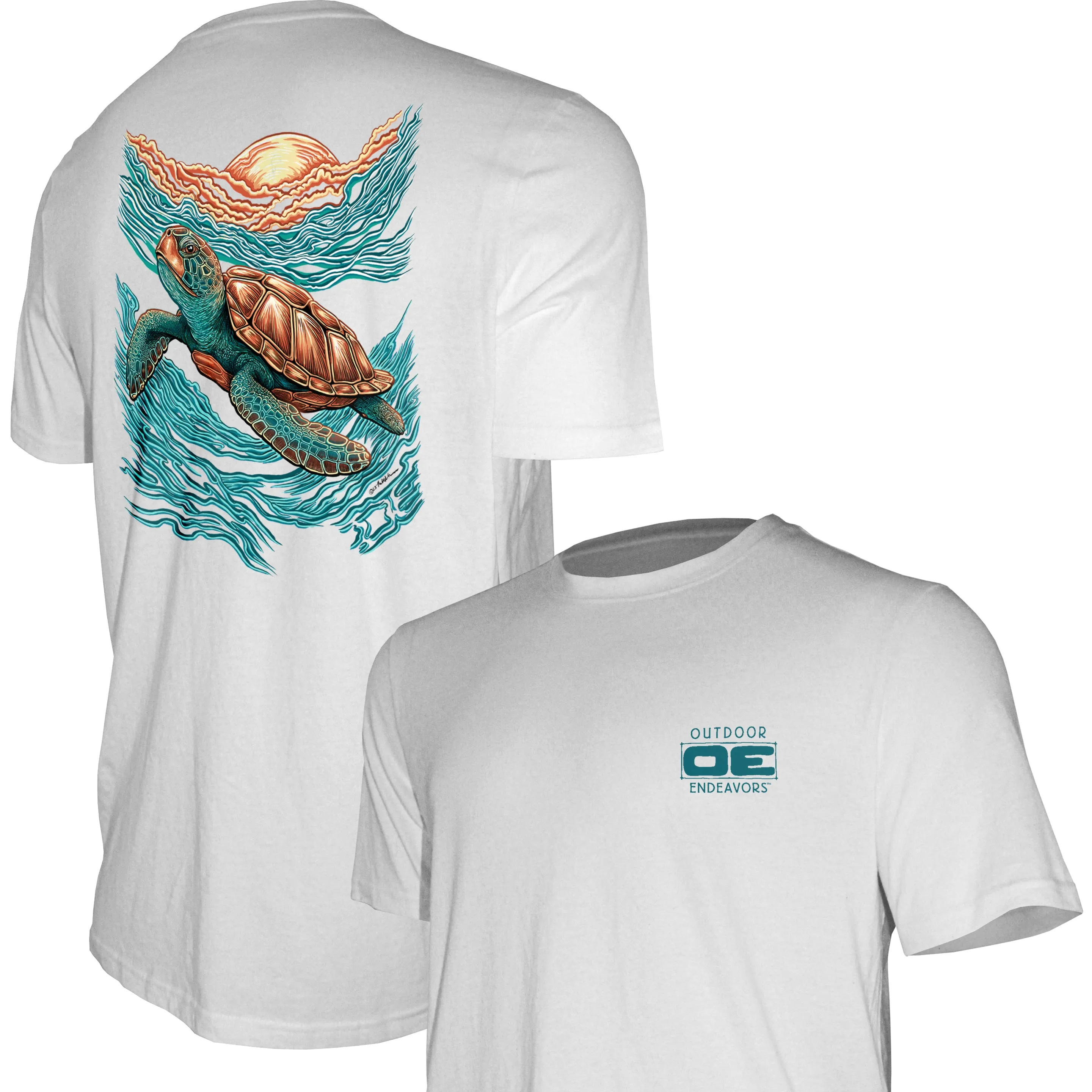 Outdoor Endeavors Out There- Graphic Tee - Sea Turtle