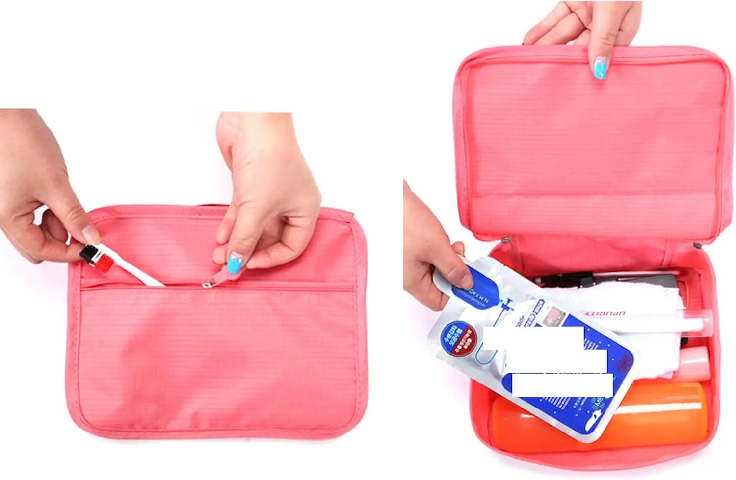 Packing Organizers 7pcs Packing Cubes Travel Essential Bags-in-Bag Luggage Packing Organisers Value Set Suitcase Organiser Cubes Storage Bags Luggage Pouches (red)