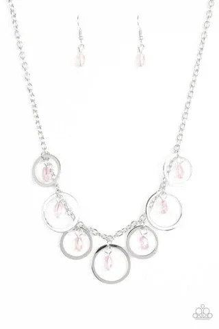 Paparazzi Accessories  - Rochester Refinement #N507 Peg - Pink Necklace