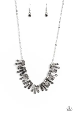 Paparazzi Sunburst Season Silver Necklace & Earring Set