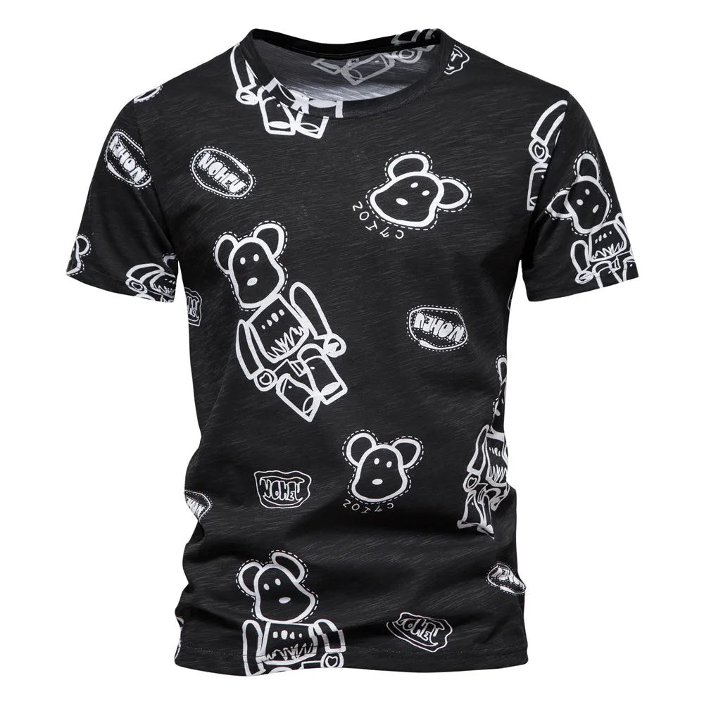 Pologize™ Black & White Graffiti T-Shirt
