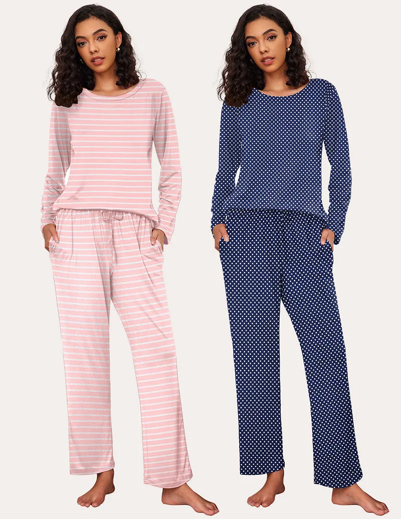 Premium Soft 2 Pack Long Sleeve Pajama Set (US Only)