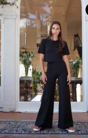 Ripley Rader Ponte Wide Leg Pant Black