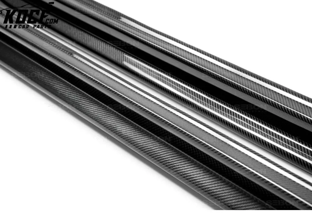 Seibon CW-STYLE CARBON FIBER SIDE SKIRTS FOR 2002-2003 SUBARU IMPREZA / WRX