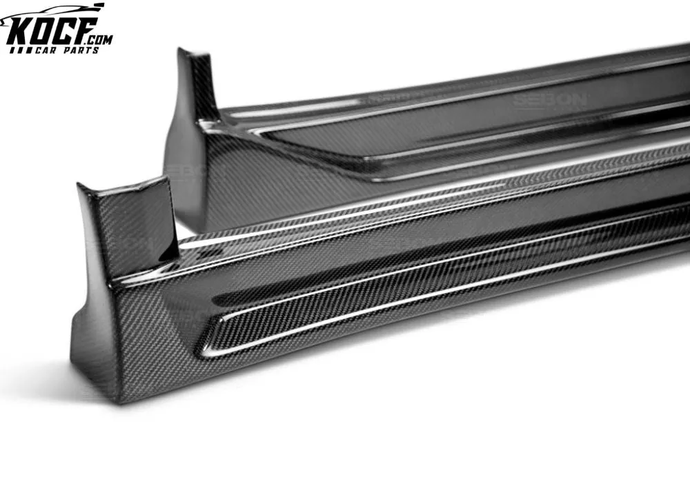 Seibon CW-STYLE CARBON FIBER SIDE SKIRTS FOR 2002-2003 SUBARU IMPREZA / WRX