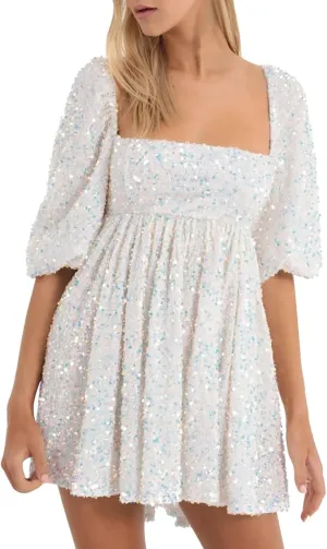 Sequin Cocktail Dresses for Women Sequin Masquerade Ballgowns Prom Grace Split Gown Bridesmaid Birthday Ballgowns