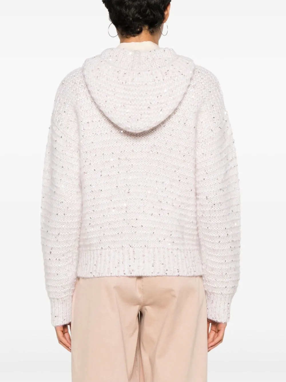 sequin-embellished cardigan