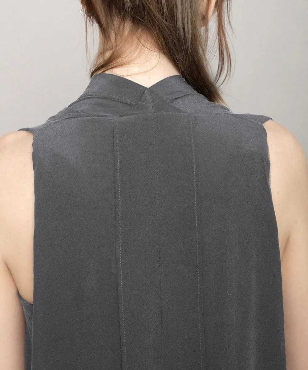 Signature Origami Dress Stone Gray