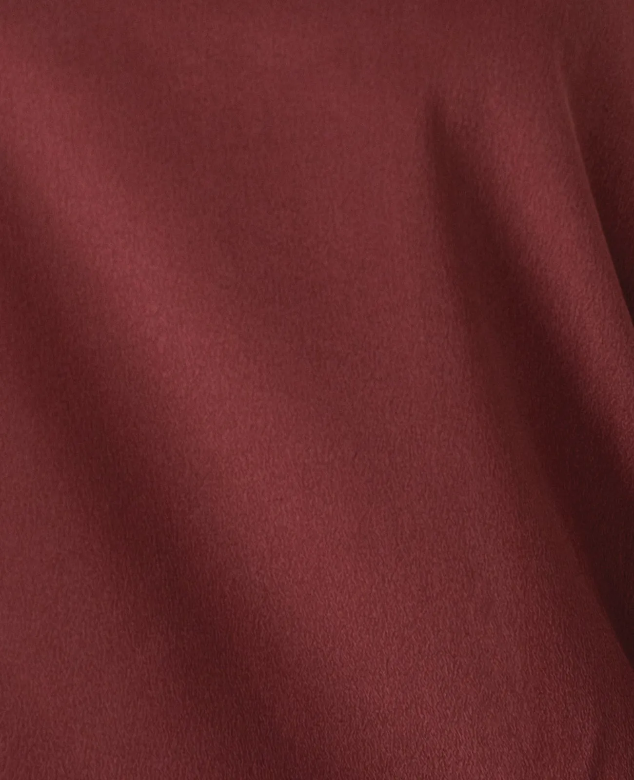 Silk Long Sleeve Crew Neck Blouse