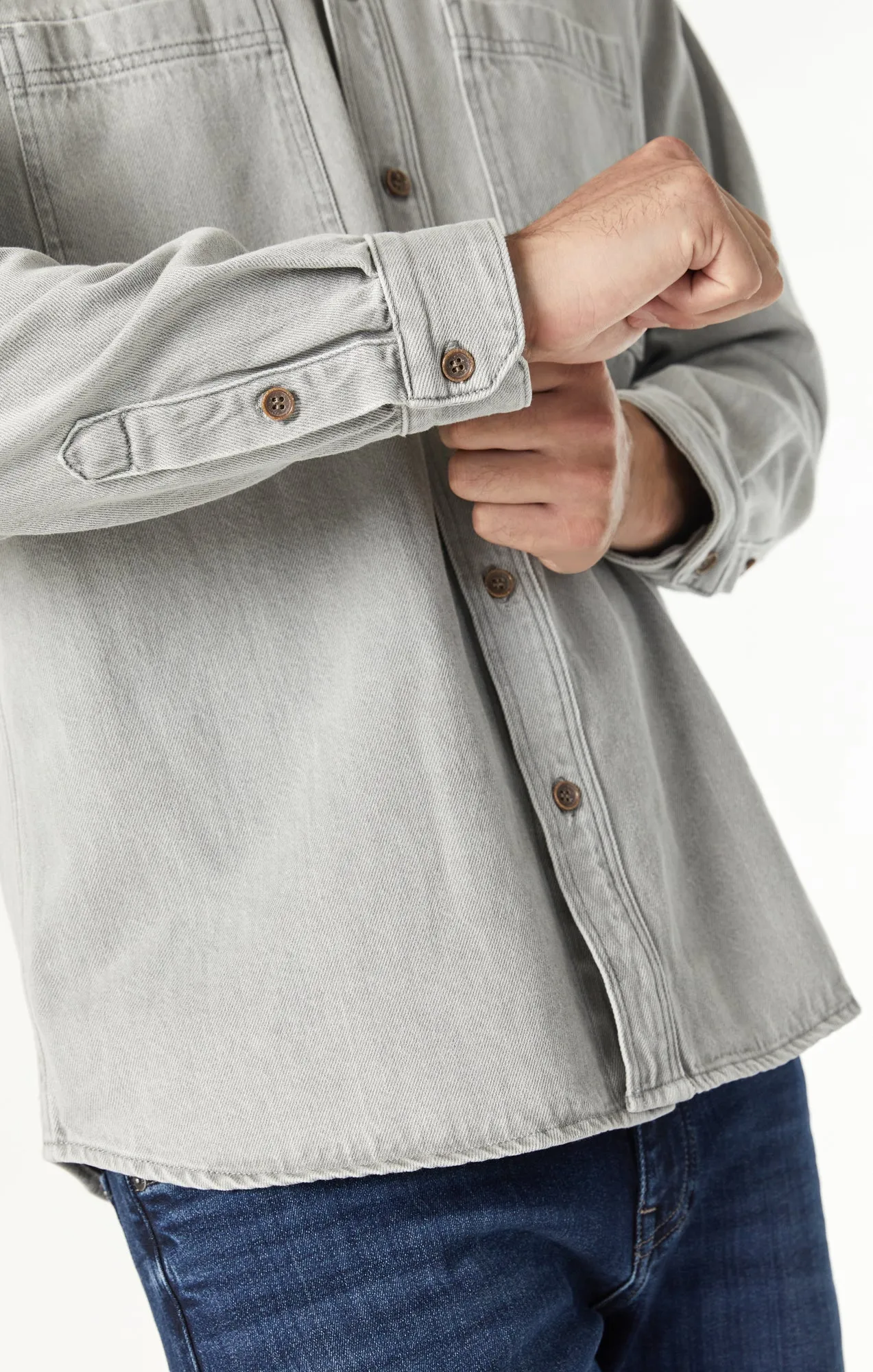 STEFAN JACKET IN STONE NATURAL DYE