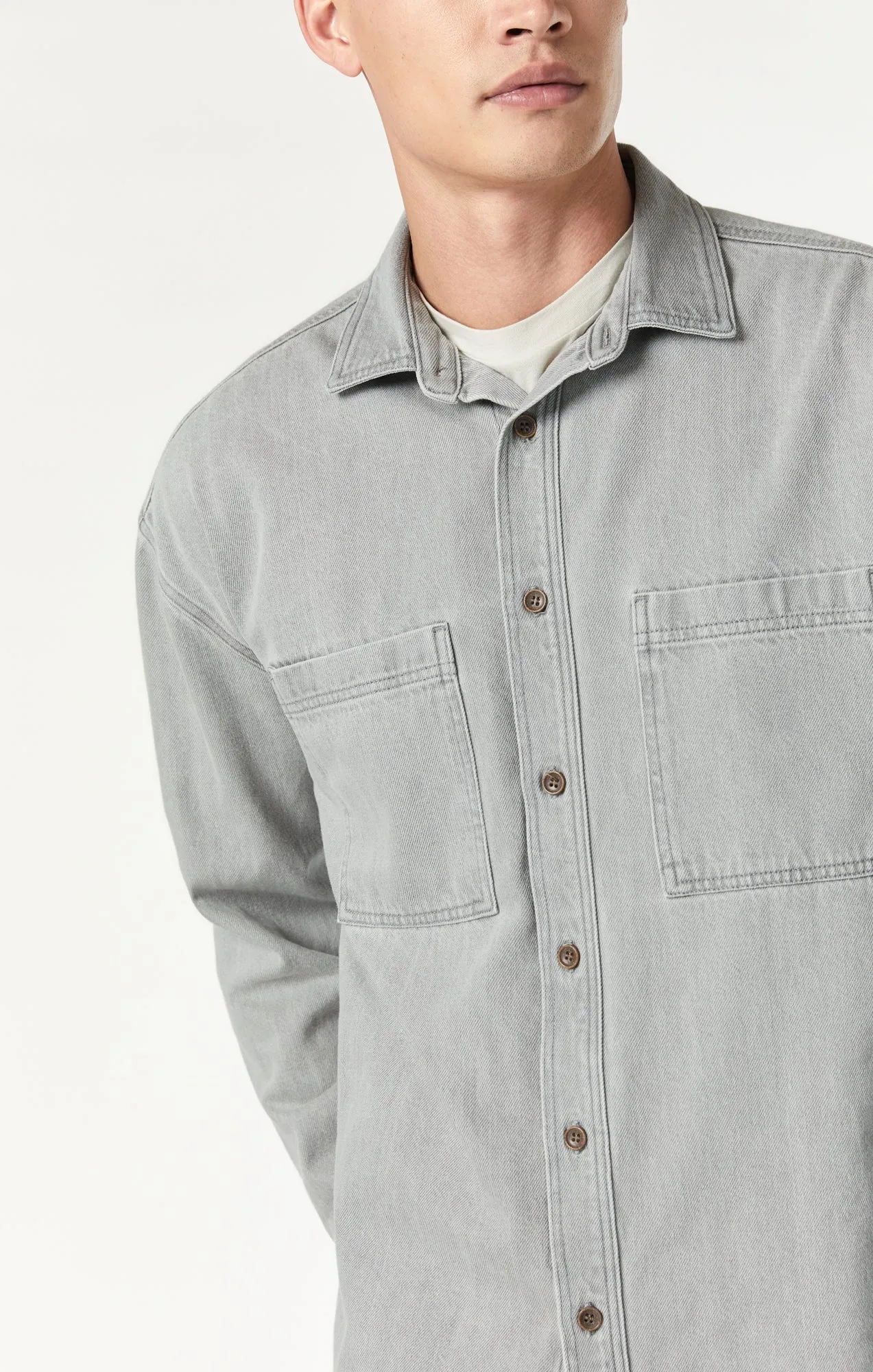 STEFAN JACKET IN STONE NATURAL DYE