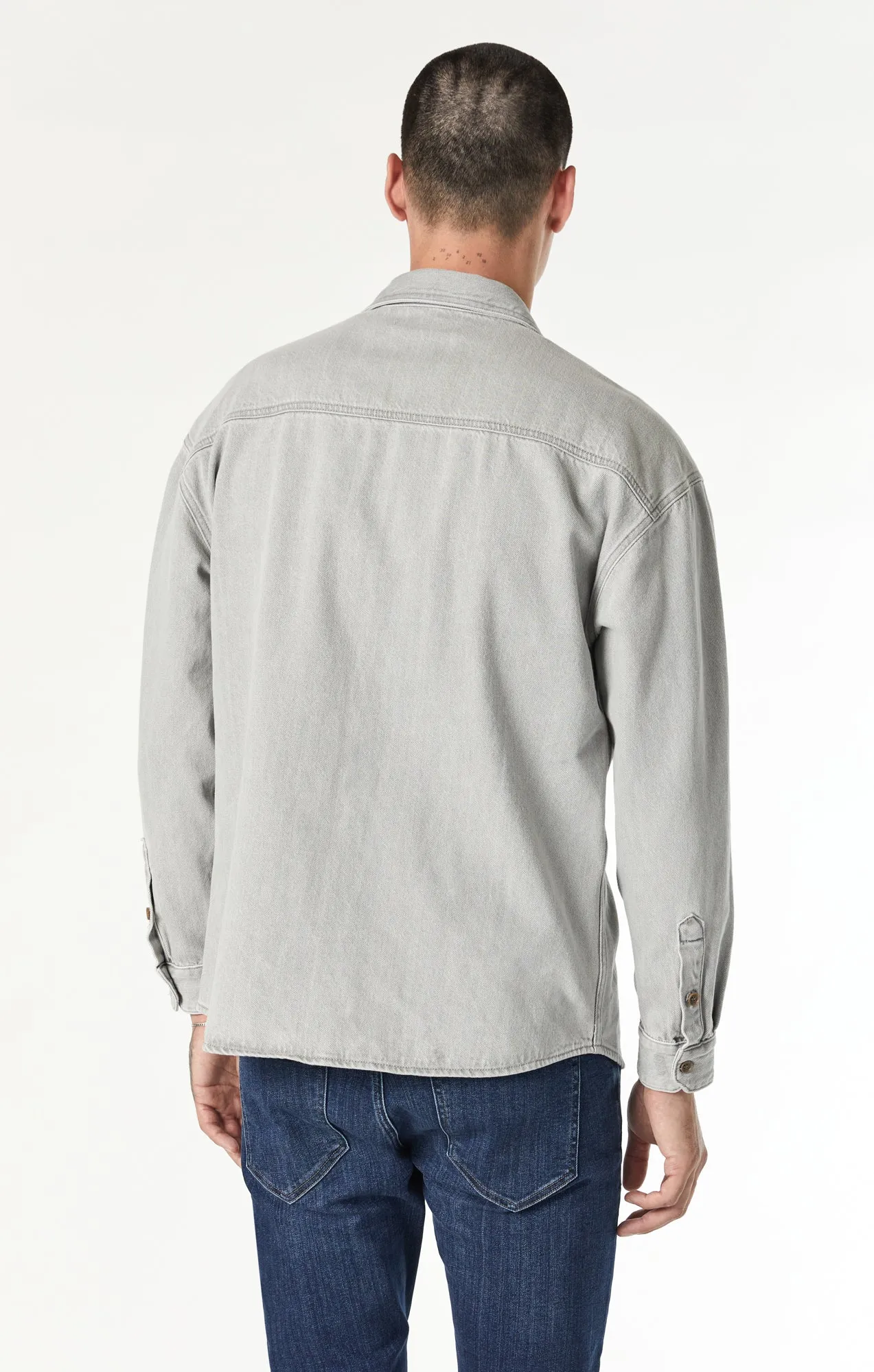 STEFAN JACKET IN STONE NATURAL DYE