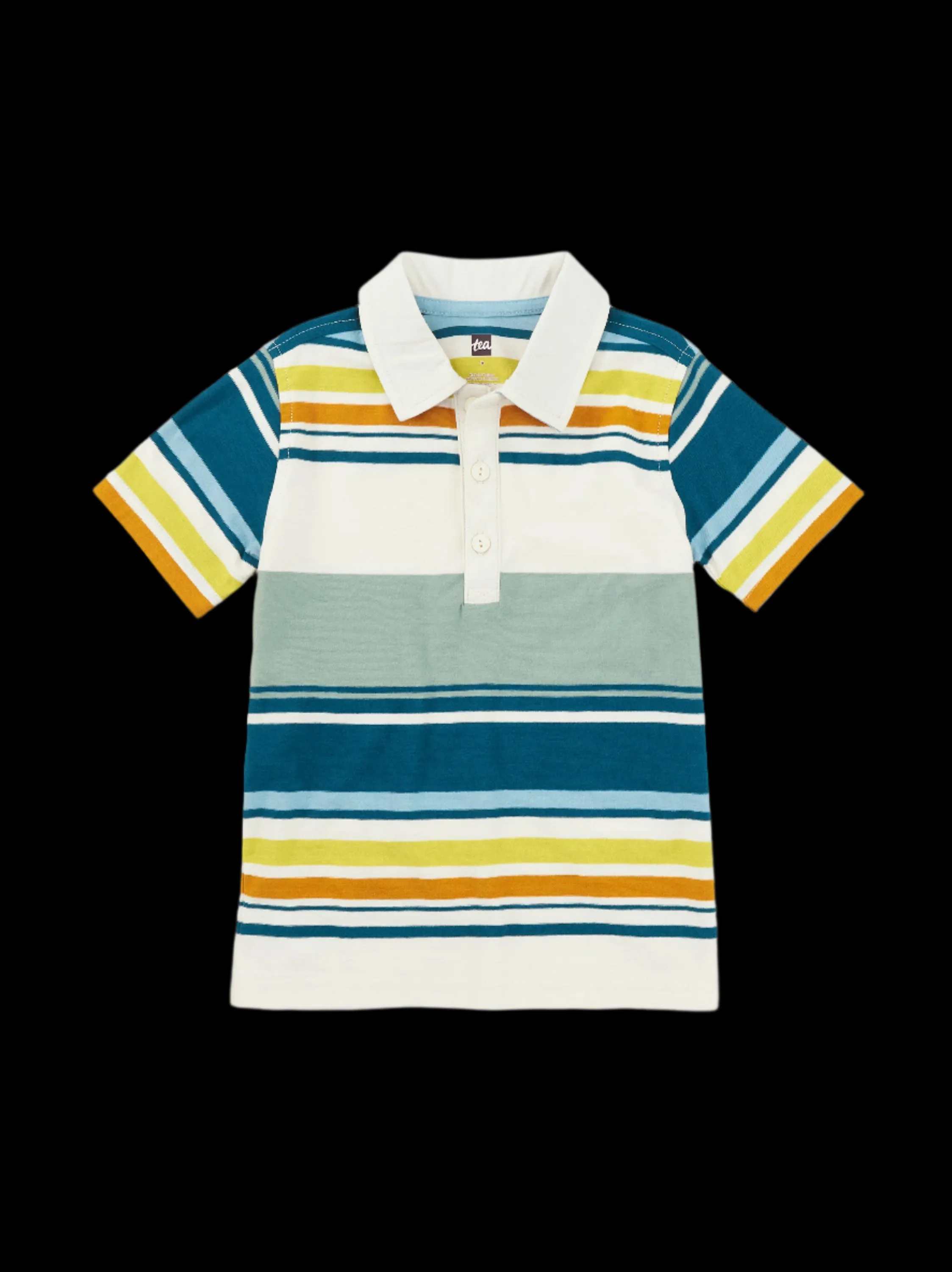 Tea Collection Striped Polo Top