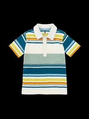 Tea Collection Striped Polo Top