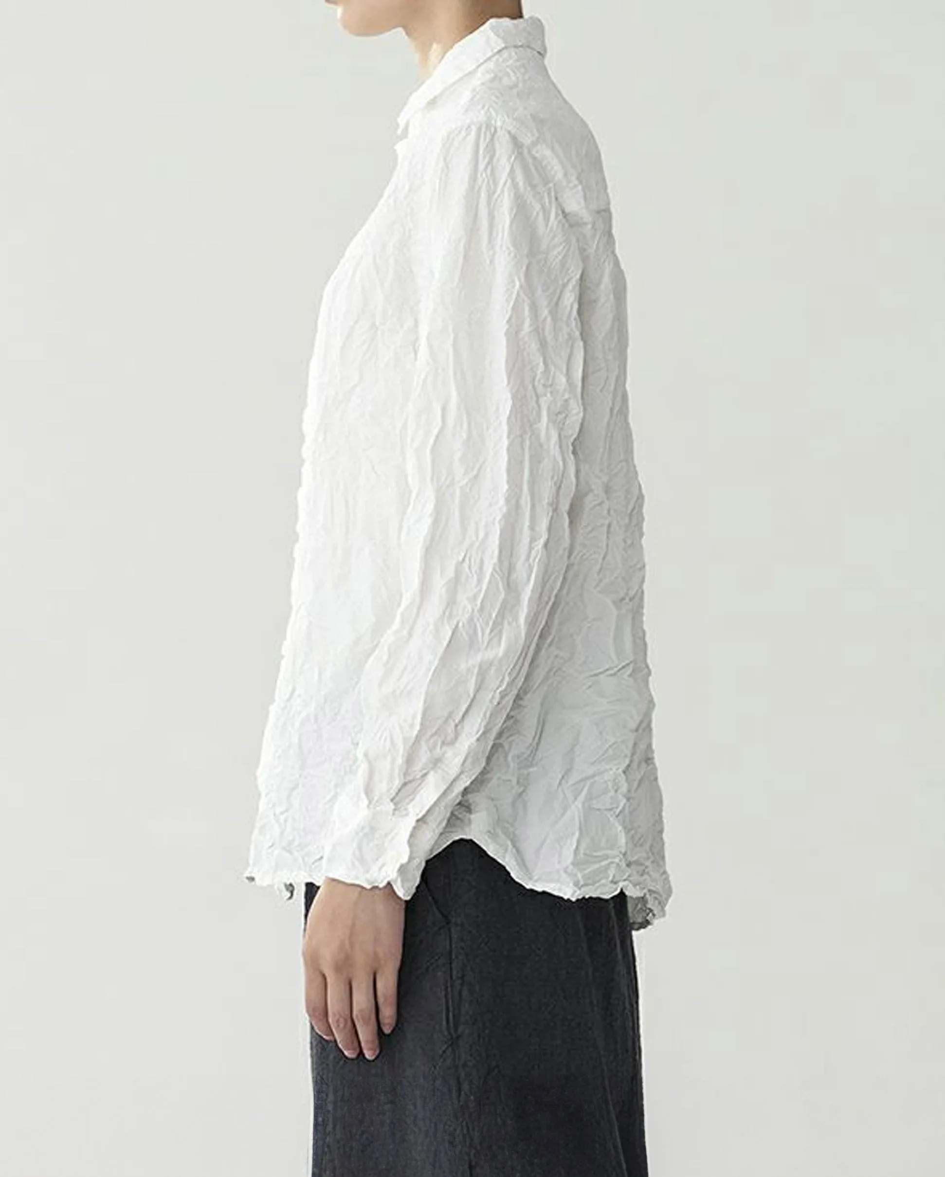 WINE DYE BLOUSE / WHITE