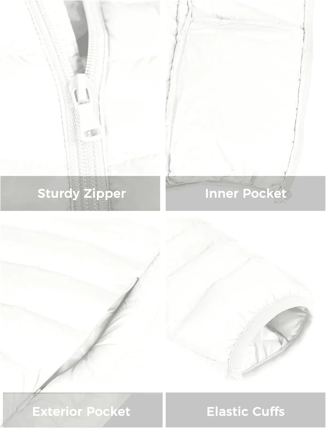 ZSHOW Men's Packable Puffer Jacket Hooded Lightweight Winter Coat for Travel Outdoor Hiking
